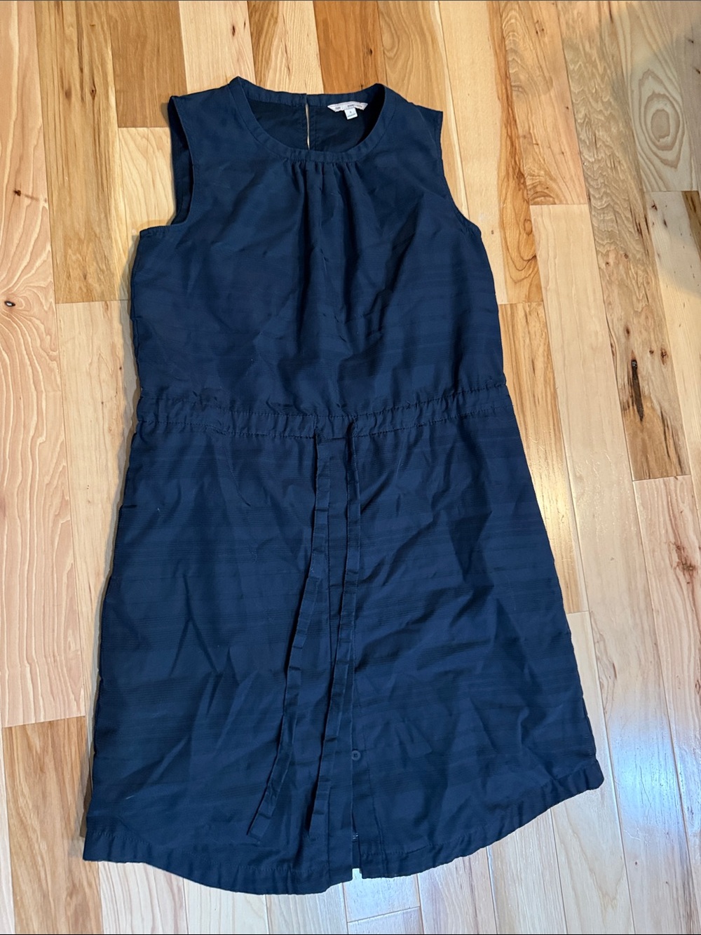 GAP Sleeveless Dark Navy Tie-Waist Dress